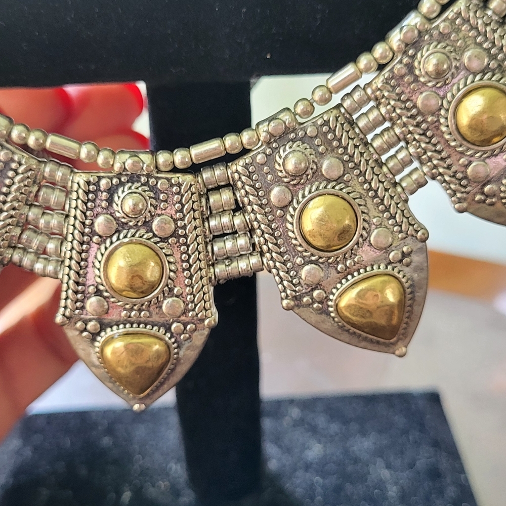 Lucky Brand Silver and Gold Fish Necklace - Picture 9 of 10